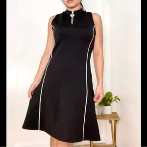 J Lindeburg black athletic dress